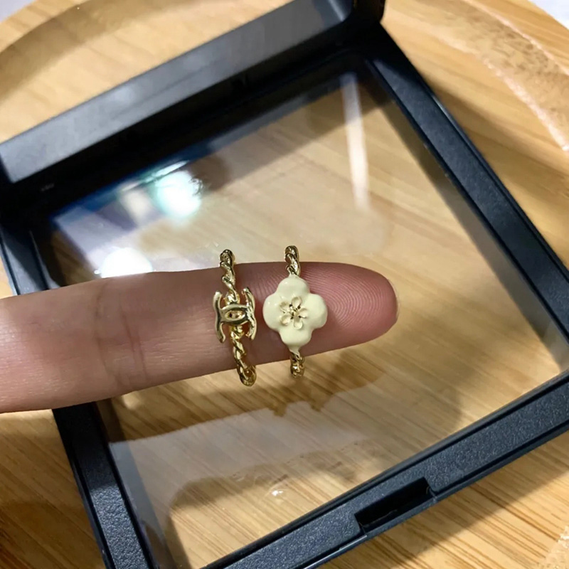 オシャレ簡約CCロゴリングアクセサリーChanel