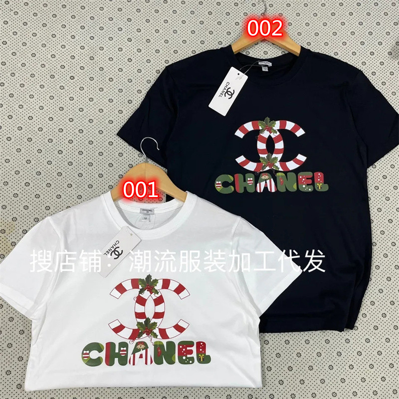 ハイブランドシャネルtシャツ半袖親子服