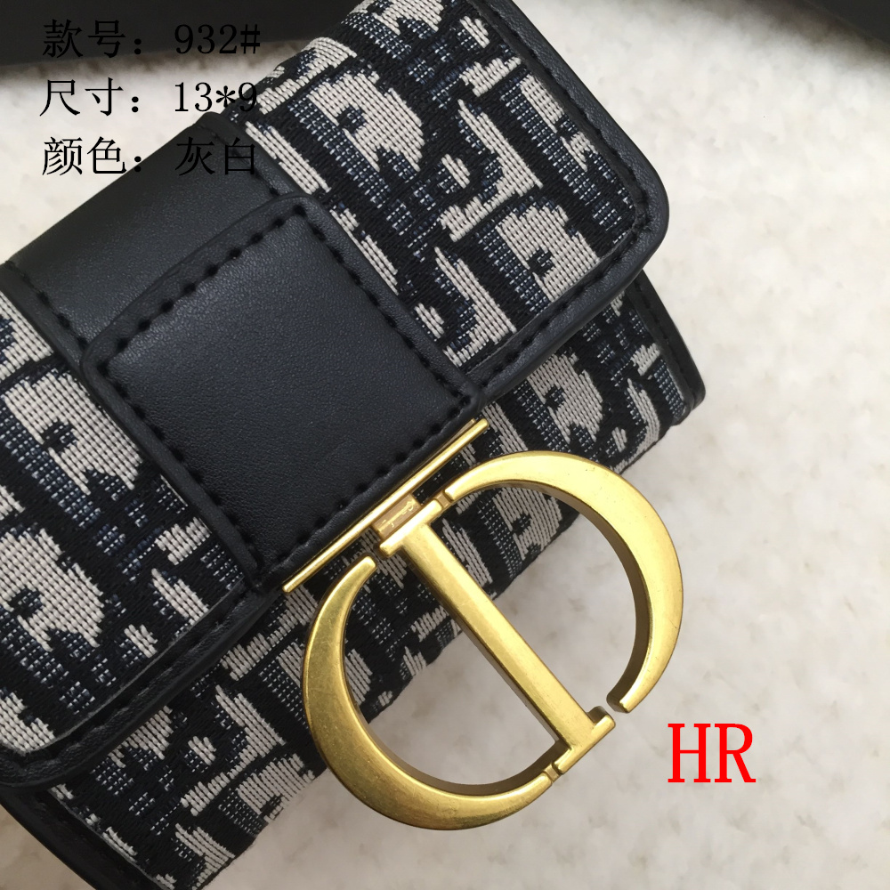 ディオールブランド短財布ウォレット三つ折り