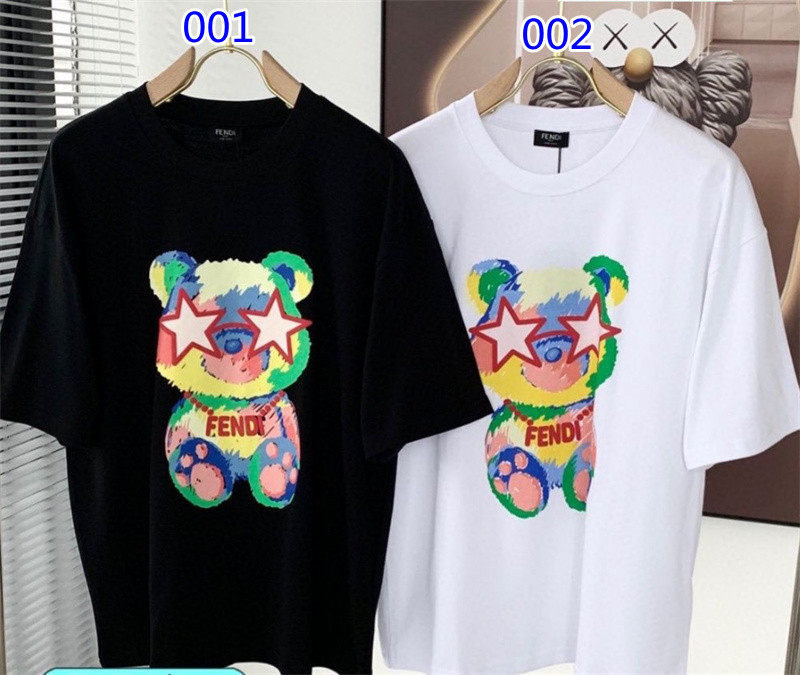 FENDIハイブランドtシャツ可愛い